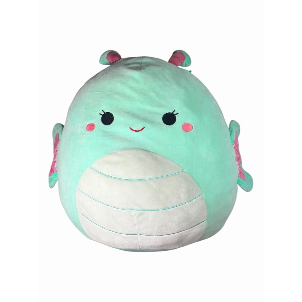 Squishmallow Original Reina the Butterfly‎ Teal & Pink Plush Stuff Animal